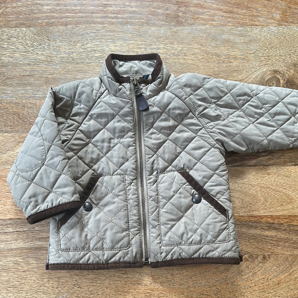 Polo by RL - Quilted Jacket, beige, 12 months
